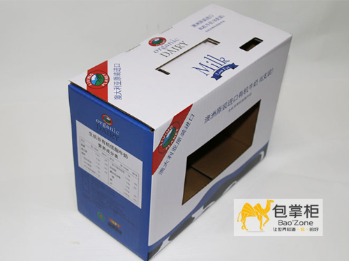 低脂牛奶生機(jī)谷，天然營(yíng)養(yǎng)更安全！澳洲生機(jī)谷牛奶瓦楞彩箱定做